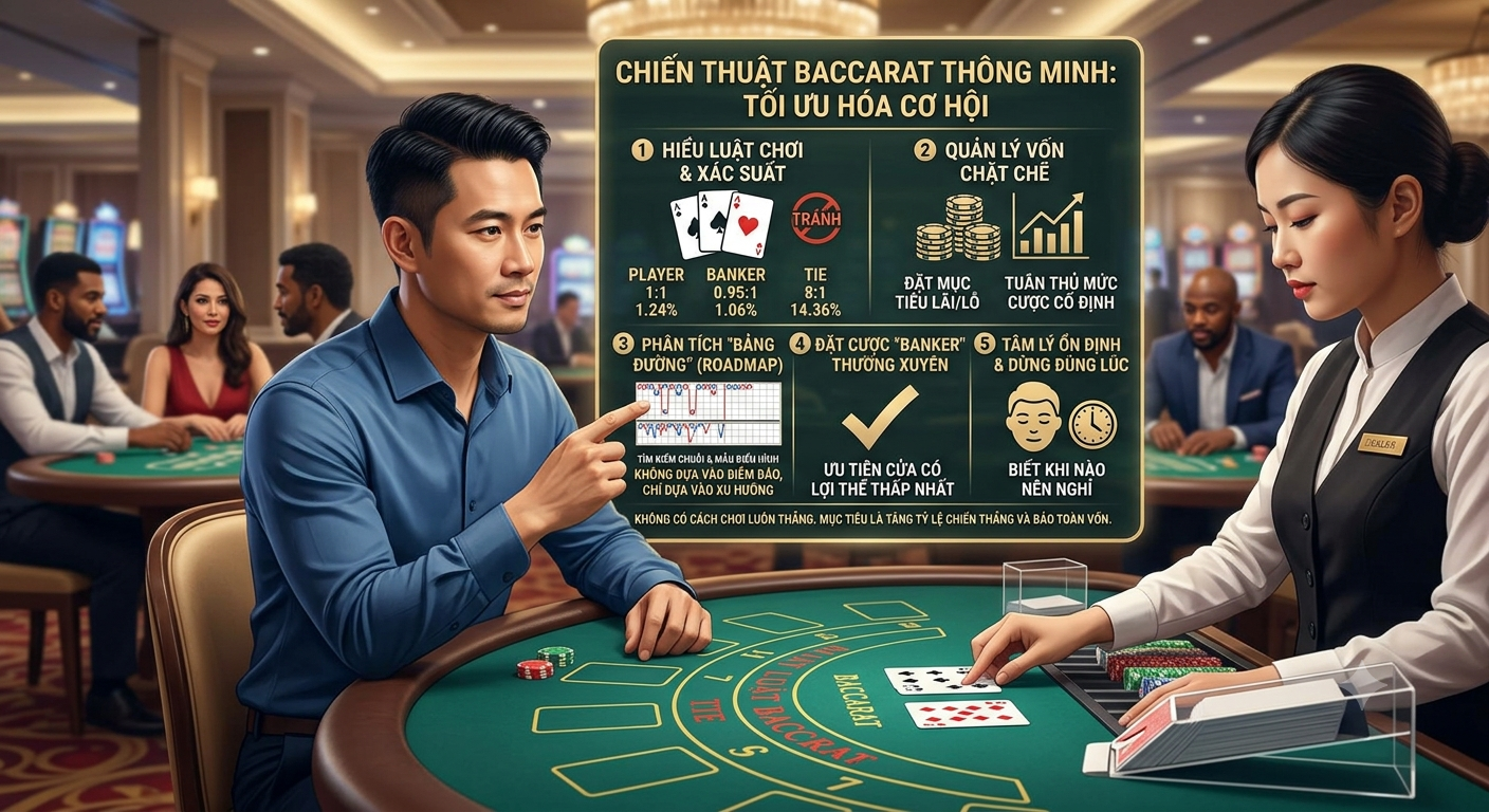 cách chơi baccarat luôn thắng